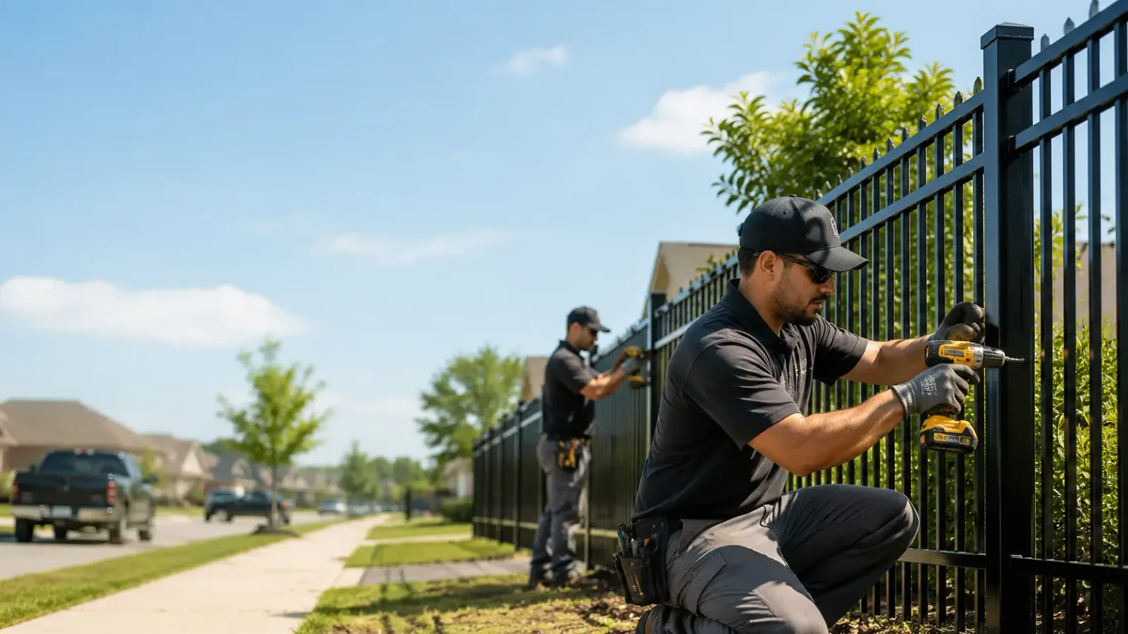 Metal Fence Installation in Isola, MS